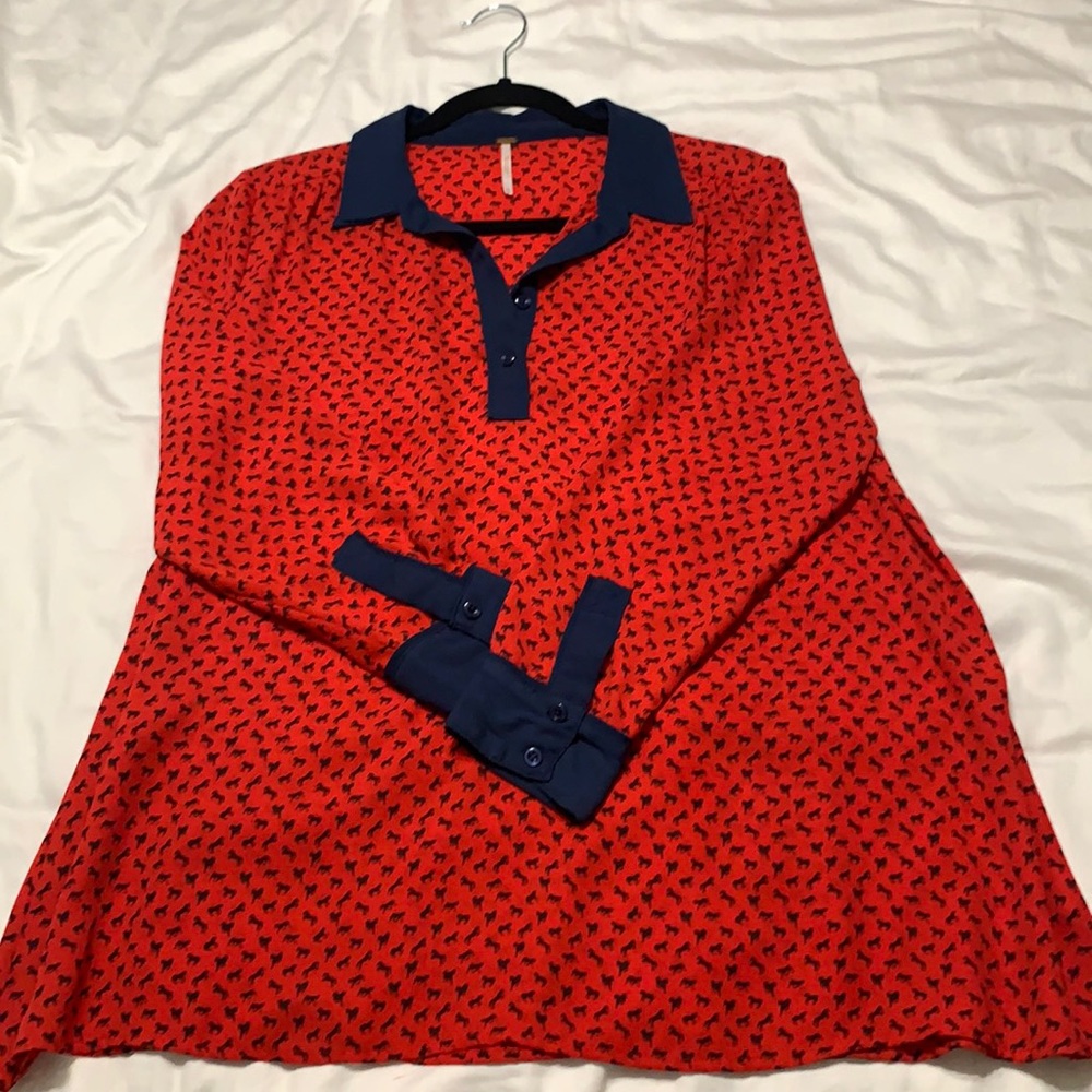 Free People tunic blouse
